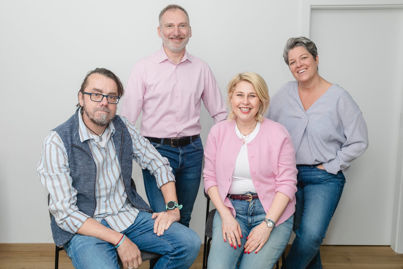 Das Team der Spicy Business Onions: Othmar Schuster, Robert Unger, Doris Spiegl und Daniela Berger